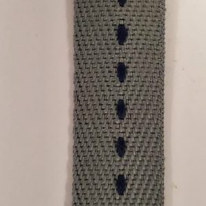 NOUVEAU gros grain gris surpiqué noir