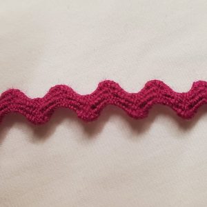 NOUVEAU ruban serpentine rose fushia