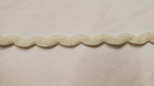 NOUVEAU ruban serpentine blanc cassé