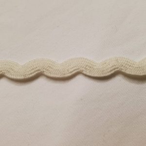 NOUVEAU ruban serpentine blanc cassé