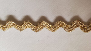 NOUVEAU ruban serpentine doré