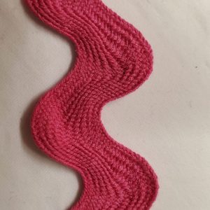 NOUVEAU ruban serpentine rose fushia