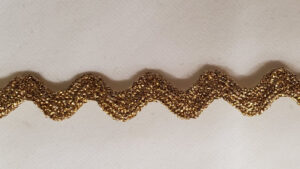 NOUVEAU ruban serpentine doré