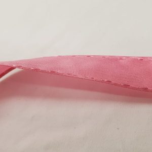 NOUVEAU ruban fantaisie façon couture surpiqué rose