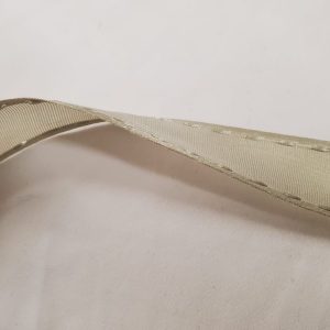 NOUVEAU ruban fantaisie façon couture surpiqué gris