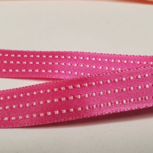 NOUVEAU ruban fantaisie satin façon couture rose fushia