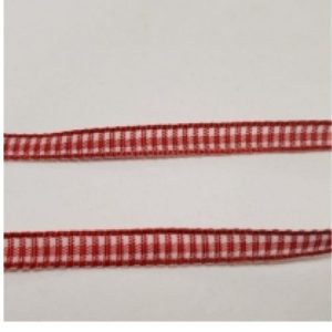 LOT DE 3 METRES ruban vichy à carreau 6 mm