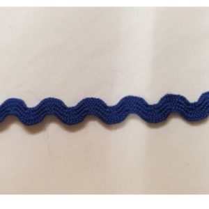 ruban serpentine bleu roi 8 mm