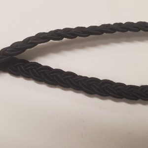 NOUVEAU ruban fantaisie entrelacée noir