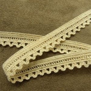 lot de Ruban Dentelle Elastique CHAIR 12 mm