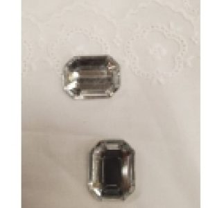 Strass Hexagonal Argent 20 mm x 16 mm – Lot de 10 et 20