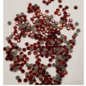 LOT DE 360 Strass En Verre Rond Rouge 5 mm