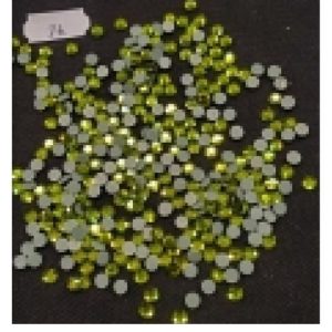 LOT DE 360 Strass En Verre Rond Vert 5 MM