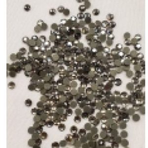 LOT DE 360 Strass En Verre Rond Gris anthracite 5 MM