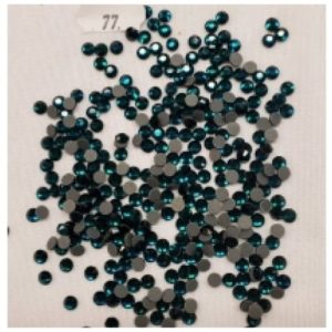 LOT DE 360 Strass En Verre Rond Vert emeraude 5 mm