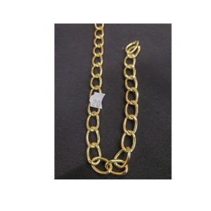 NOUVELLE Chaînette Métallique Doré Décorative, Largeur 10 mm / Longueur 15 mm