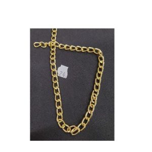 NOUVELLE Chaînette Métallique Doré Décorative, Largeur 0,6 mm/ Longueur 0,9 mm