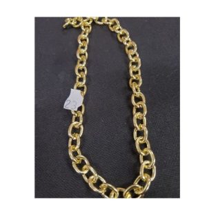 NOUVELLE Chaînette Métallique Doré Décorative, Largeur 0,8 mm / Longueur 1 cm