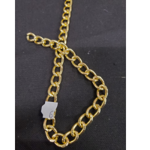 Nouvelle chaînette métallique doré décorative, longueur 13 mm