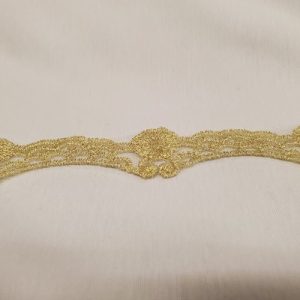 dentelle de calais doré 3 cm