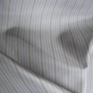 Doublure à motifs Gris fines rayures 140 cm