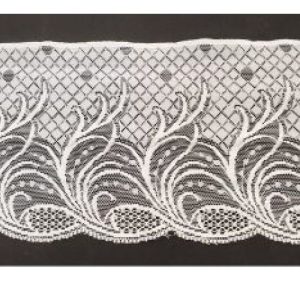 Dentelle de calais blanche 13.5 cm