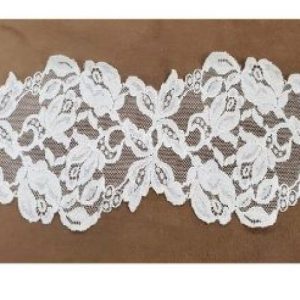 dentelle de calais blanche coloris biancoceta 13 cm