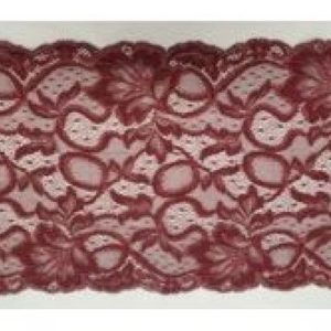 Dentelle De Calais Bordeaux 22 cm