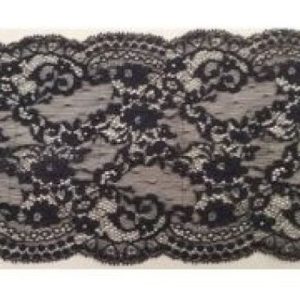 Dentelle De Calais Bleu Nuit 16 cm
