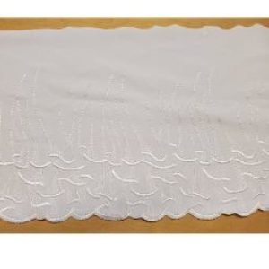 dentelle de calais blanche 19 cm