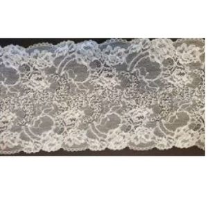 dentelle de calais leavers sky vert d'eau 20 cm