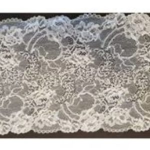 Dentelle de calais leavers blanc cassé 19 cm