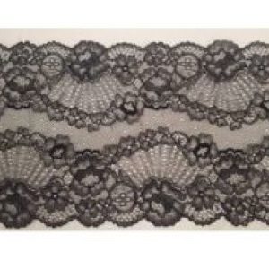 dentelle de calais noire 18 cm