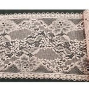 dentelle de calais leavers pink 19 cm