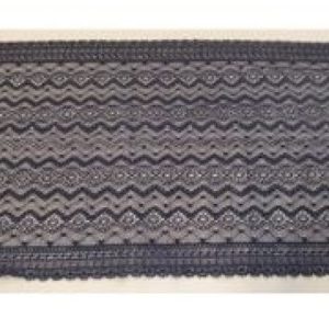 dentelle de calais heroine bleu marine 23 cm
