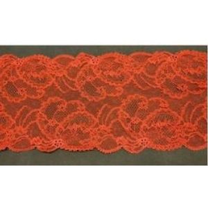 dentelle de calais rouge cerise 16 cm
