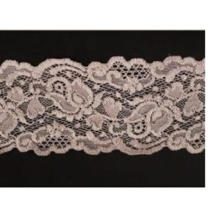 Dentelle de calais textronic jacquard lila 6 cm
