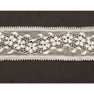 dentelle de calais naturel blanc cassé 4 cm