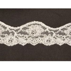 dentelle de calais naturel/ blanc cassé 5 cm