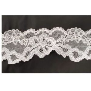 dentelle de calais leavers blanche 6.5 cm