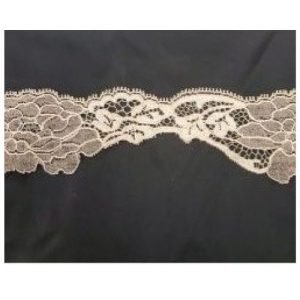 Dentelle De Calais Leavers light taupe 6.5 cm
