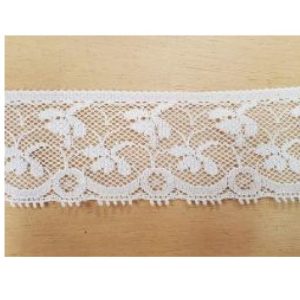 dentelle de calais blanc cassé 4 cm