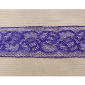 dentelle de calais violet mythique 4 cm