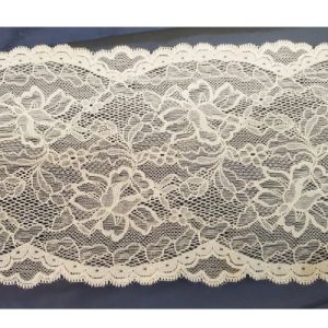 dentelle de calais jaune pale 16 cm