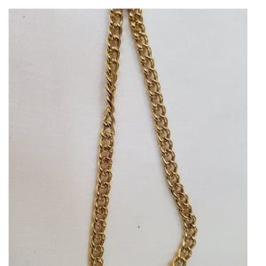 Chainette métalique décorative dore leger longueur 8 mm/ largeur 5 mm