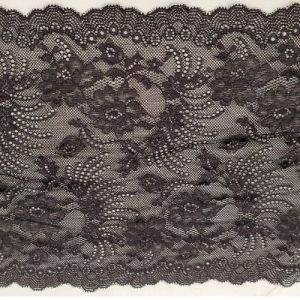 dentelle de calais noire 22 cm