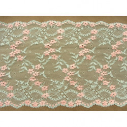 dentelle de calais en couleur 8 a 25 cm