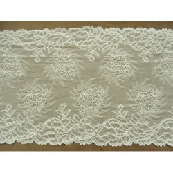 dentelle de calais blanche , blanc cassé, écru 8 a 25 cm