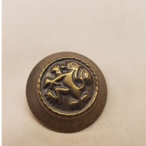 Bouton/Bijou métallique Bronze Vintage 28 mm
