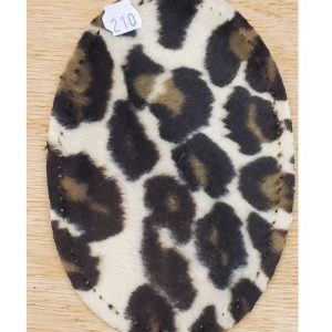 COUDIÈRES MOTIF LÉOPARD CLASSIQUE HAUTEUR 13,5 CM /LARGEUR 9,5 CM